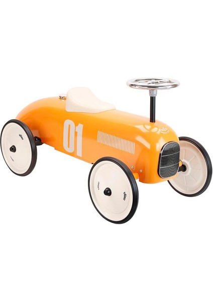 Turuncu Metal Klasik Araba