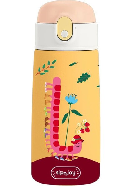 Sipsquad Twisty Joy Çelik Çocuk Suluk Termos 480 ml