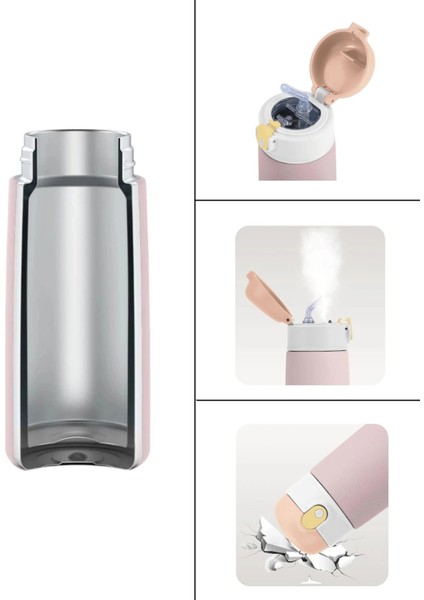 Sipsquad Twisty Joy Çelik Çocuk Suluk Termos 480 ml modelleri