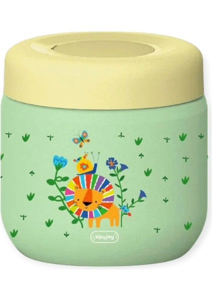 Lively Roar Mint Çelik Çocuk Termos Yemek Kabı