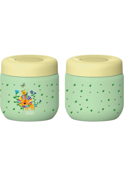 Lively Roar Mint Çelik Çocuk Termos Yemek Kabı modelleri