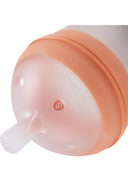 Orta Akışlı 3-6 Ay Turuncu Antikolik Silikon Biberon Emziği fiyatları