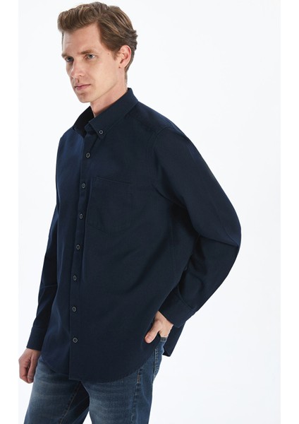 Yeni Sezon Regular Fit Kısa Kollu Gabardin Erkek Gömlek