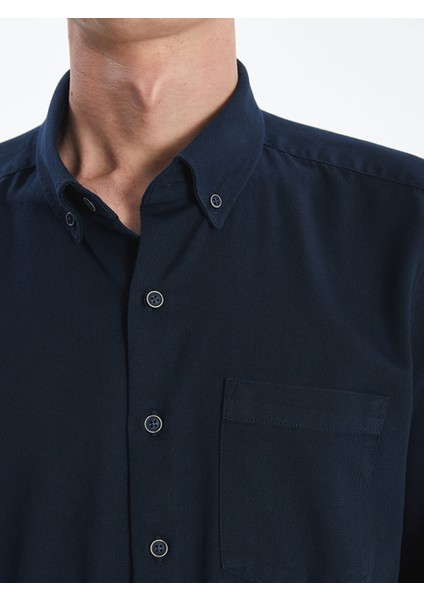 Yeni Sezon Regular Fit Kısa Kollu Gabardin Erkek Gömlek modelleri