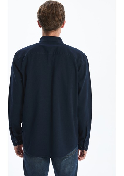 Yeni Sezon Regular Fit Kısa Kollu Gabardin Erkek Gömlek fırsatları