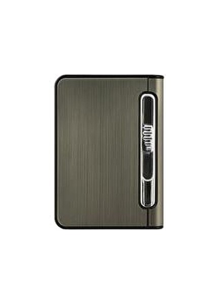 Metal Sigara Tabakası ve Çakmak Kombinasyonu Çok Fonksiyonlu Kutu