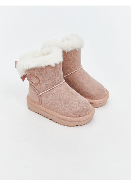 Yeni Sezon Süet Görünümlü Kız Bebek Bot