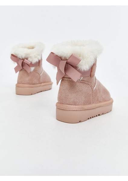 Yeni Sezon Süet Görünümlü Kız Bebek Bot indirimleri