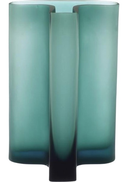 Grey Blue Büyük Boy Cam Vazo