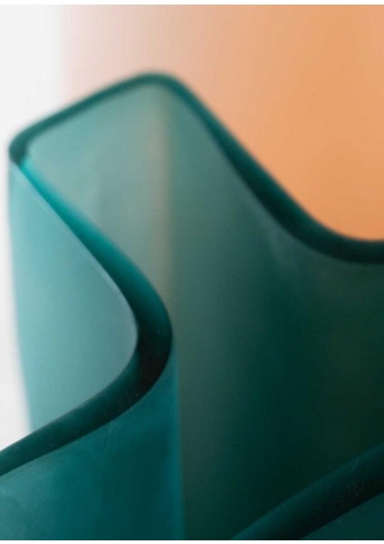 Grey Blue Büyük Boy Cam Vazo indirimleri