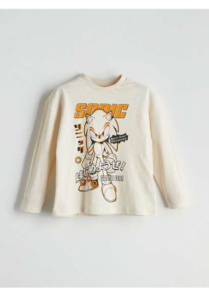 Yeni Sezon Sonic Baskılı Erkek Çocuk Tişört modelleri