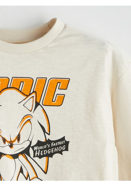 Yeni Sezon Sonic Baskılı Erkek Çocuk Tişört fırsatları