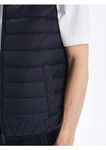 Yeni Sezon Standart Kalıp Dik Yaka Erkek Şişme Yelek modelleri