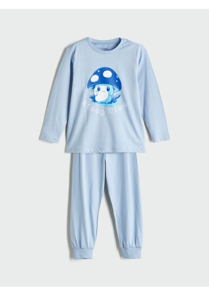 Yeni Sezon Baskılı Erkek Çocuk Pijama Takım