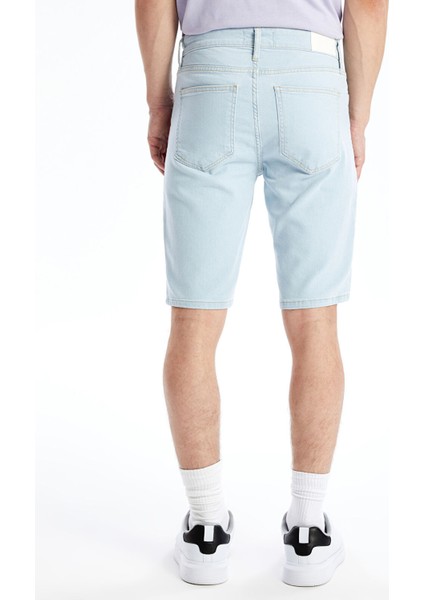 Yeni Sezon Slim Fit Erkek Jean Şort fırsatları