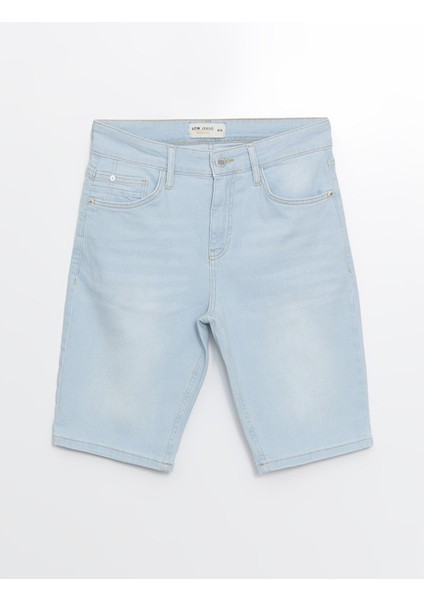 Yeni Sezon Slim Fit Erkek Jean Şort indirimleri