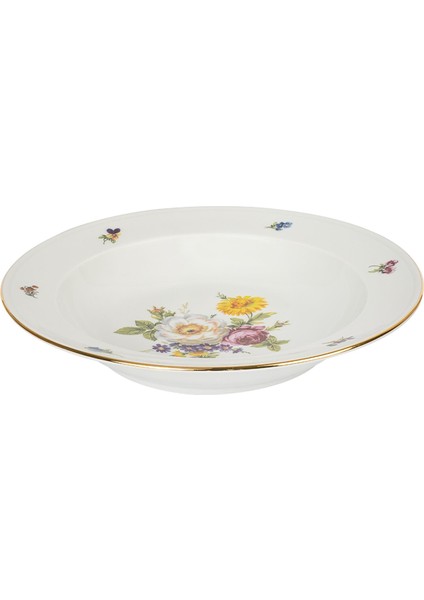 Alt Furstenberg Bunte Blume Porselen Çukur Tabak 23 cm fiyatları