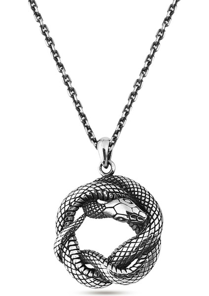 Snake Erkek Gümüş Kolye fiyatları
