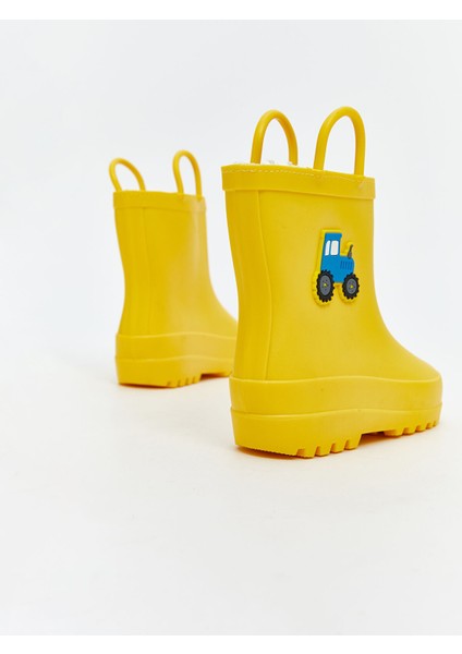 Yeni Sezon Traktör Baskılı Erkek Bebek Yağmur Botu indirimleri