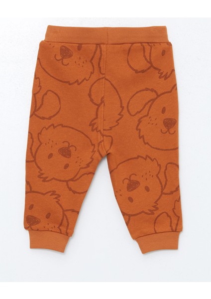 Yeni Sezon Bisiklet Yaka Uzun Kollu Baskılı Erkek Bebek Sweatshirt ve Eşofman Alt 2'li Takım indirimleri