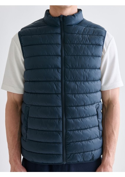 Yeni Sezon Standart Kalıp Dik Yaka Erkek Şişme Yelek modelleri