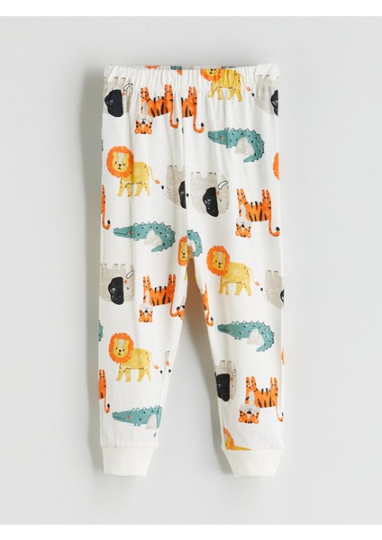 Yeni Sezon Baskılı Erkek Bebek Pijama Takım 2'li modelleri