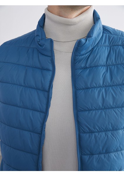 Yeni Sezon Standart Kalıp Dik Yaka Erkek Şişme Yelek modelleri