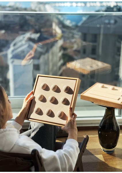 Dots&lines Ahşap 2'li Tablo Seti modelleri