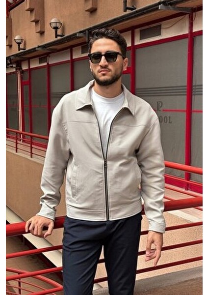 Erkek, Fitil Desenli, Gömlek Yaka, Rahat Kesim, Mevsimlik-Baharlık Ceket 618 fırsatları