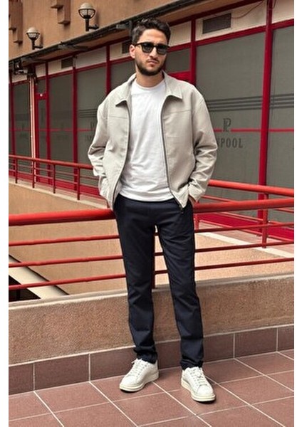 Erkek, Fitil Desenli, Gömlek Yaka, Rahat Kesim, Mevsimlik-Baharlık Ceket 618 indirimleri