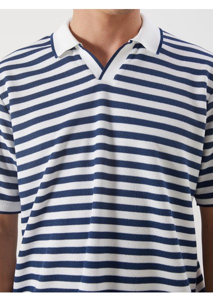 Yeni Sezon Polo Yaka Çizgili Erkek Tişört modelleri