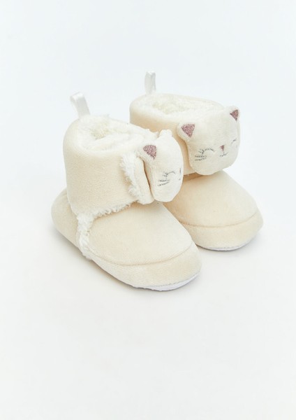 Yeni Sezon Cırt Cırtlı Kız Bebek Panduf