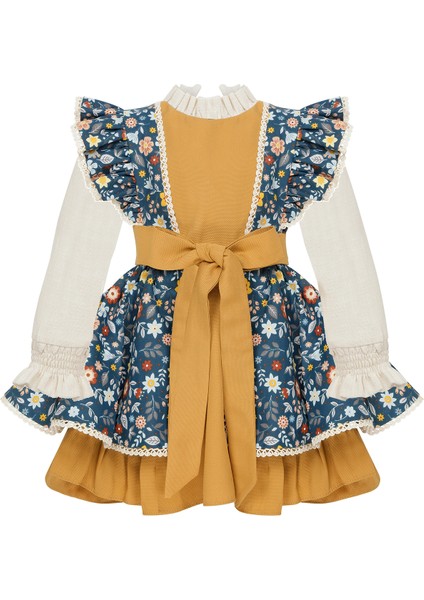 Bondara Lacivert Kız Çocuk Elbise