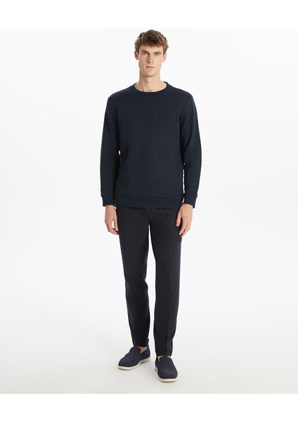 Yeni Sezon Bisiklet Yaka Baskılı Erkek Sweatshirt fiyatları