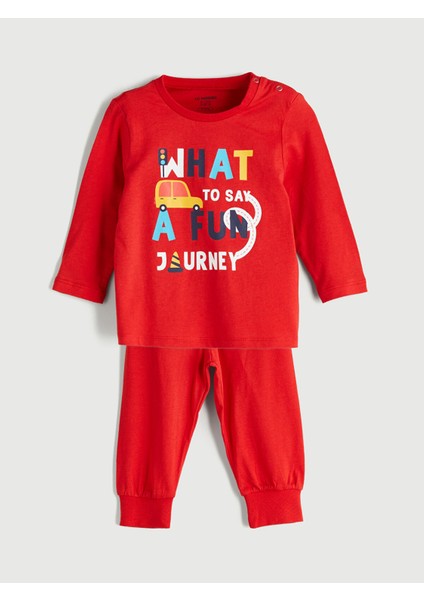 Yeni Sezon Baskılı Erkek Çocuk Pijama Takımı