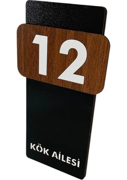 Kişiye Özel Kapı Süsü Numaralık Aile Ismi ve Hoş Geldiniz Yazılı Dekoratif Ev Hediyesi modelleri