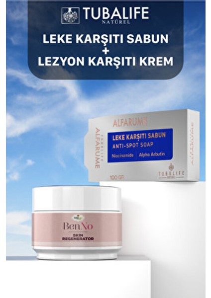 Benno Et Beni Siğil Görünümlü Gibi Pürüzlü Ciltler Için Kozmetik Krem + Alfarume Leke Karşıtı Sabun
