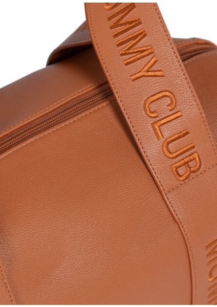 Mommy Club Bag Kahverengi Vegan Deri Anne Bebek Bakım Çantası modelleri