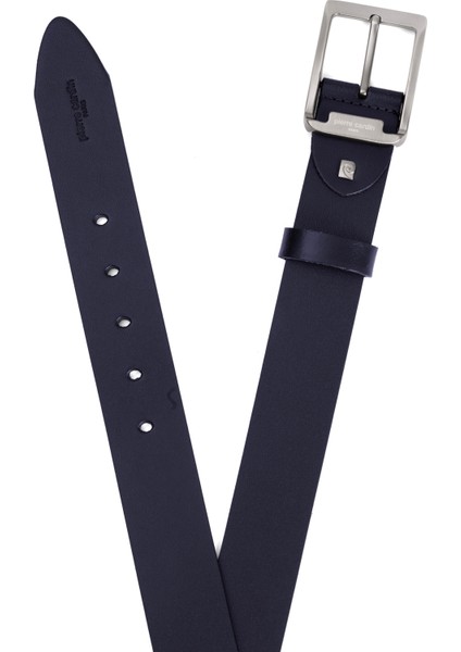 Lacivert Analin Deri Erkek Kemeri (En 4 Cm) PC4100U6Z fırsatları