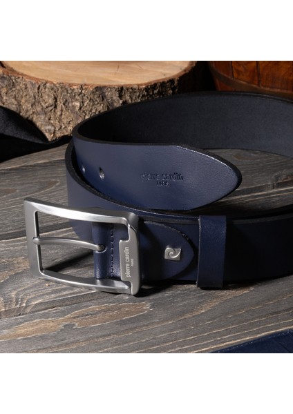 Lacivert Analin Deri Erkek Kemeri (En 4 Cm) PC4100U6Z indirimleri