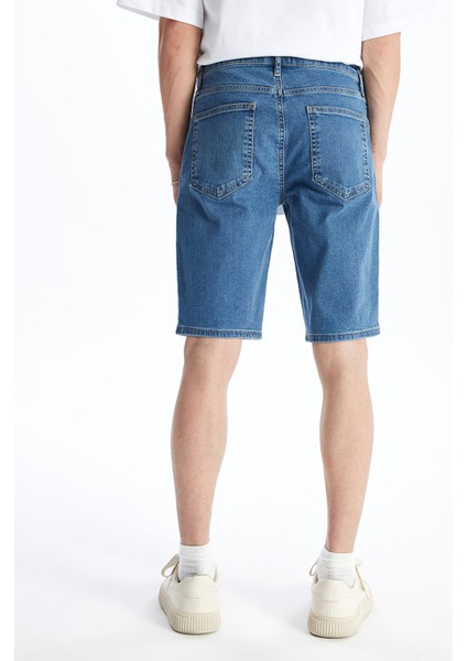 Yeni Sezon Skinny Fit Erkek Jean Şort fırsatları