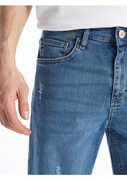 Yeni Sezon Skinny Fit Erkek Jean Şort indirimleri