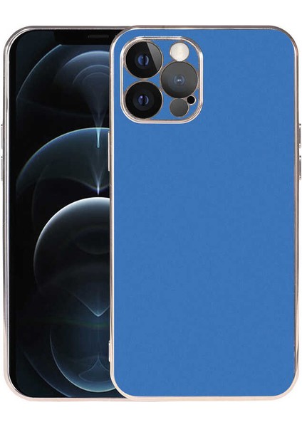 iPhone 12 Pro Uyumlu N7TH Viyana Kapak-Saks Mavi