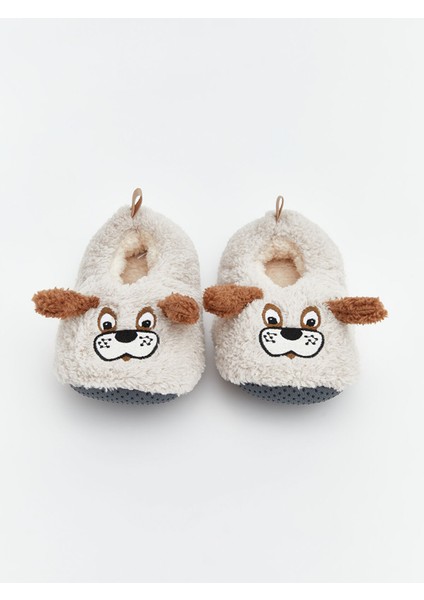 Yeni Sezon Hayvan Nakışlı Pelüş Erkek Bebek Panduf modelleri