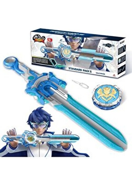 Infinity Nado Güç Paketi Fırtına Kanatları - Kılıç Fırlatıcı ve Metal Topaç (4 Farklı Mod)