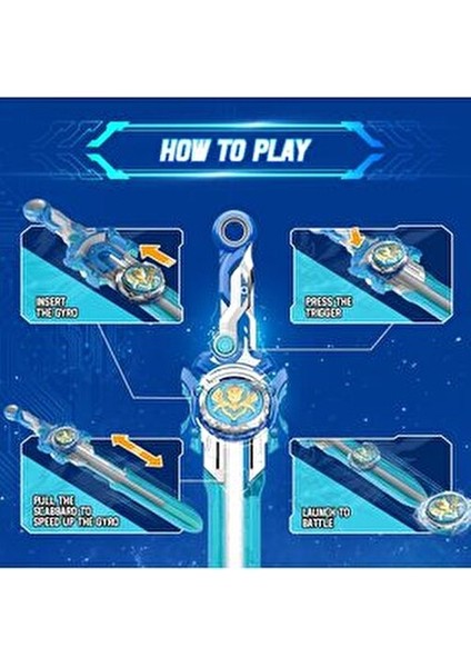 Infinity Nado Güç Paketi Fırtına Kanatları - Kılıç Fırlatıcı ve Metal Topaç (4 Farklı Mod) modelleri