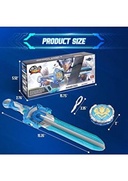 Infinity Nado Güç Paketi Fırtına Kanatları - Kılıç Fırlatıcı ve Metal Topaç (4 Farklı Mod)