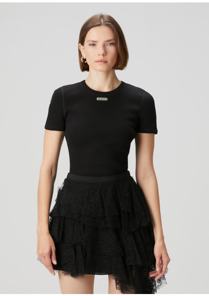Siyah Logolu T-Shirt modelleri