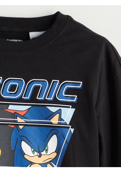 Yeni Sezon Bisiklet Yaka Sonic Baskılı Erkek Çocuk Tişört fiyatları