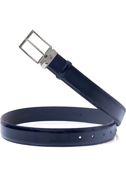 Lacivert Rugan Deri Erkek Kemeri (En 3,5 Cm) PC2209RLR8 fiyatları